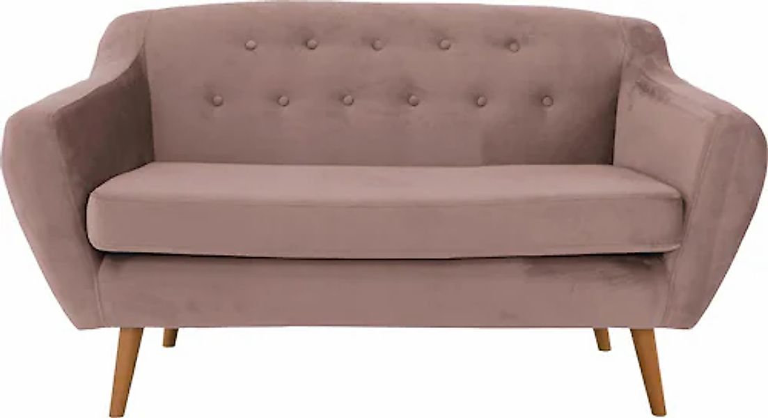 Home affaire 2-Sitzer »Renne« mit Heftung im Rücken im skandinavischem Stil günstig online kaufen