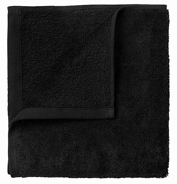 Blomus Handtücher RIVA Gästehandtücher Black Set4 30 x 30 cm günstig online kaufen