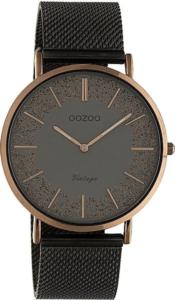 OOZOO Quarzuhr Oozoo Damen Armbanduhr schwarz Analog, (Analoguhr), Damenuhr günstig online kaufen