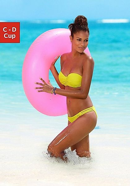 Buffalo Bügel-Bandeau-Bikini-Top Happy, mit geflochtenem Detail günstig online kaufen