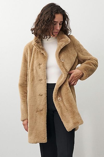 Barbara Lebek Fellimitatmantel warmer Plüschmantel, Kurzmantel günstig online kaufen