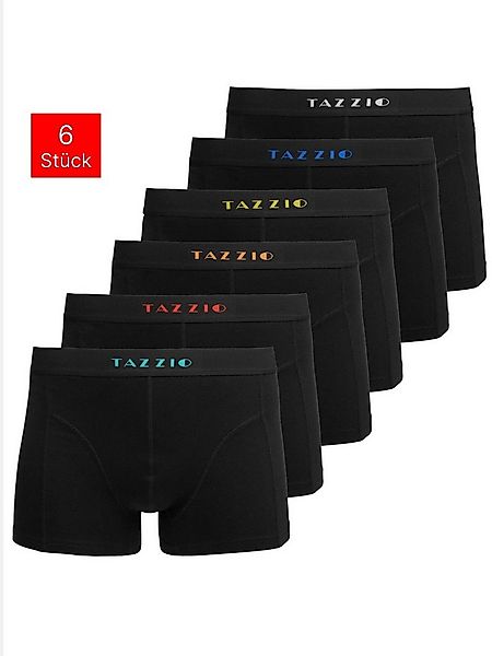 Tazzio Boxershorts 6er Pack BS1005 (Packung, 6-St) mit Logoschriftzug am Bu günstig online kaufen