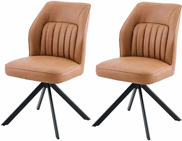 HELA 4-Fußstuhl »PRIZZI« (Set) 2 Stk.4-Fuß, 360° drehbar, Gestell oval, gep günstig online kaufen