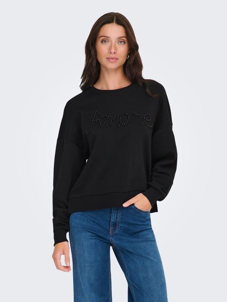 ONLY Sweatshirt ONLJENNA L/S O-NECK EMB. günstig online kaufen