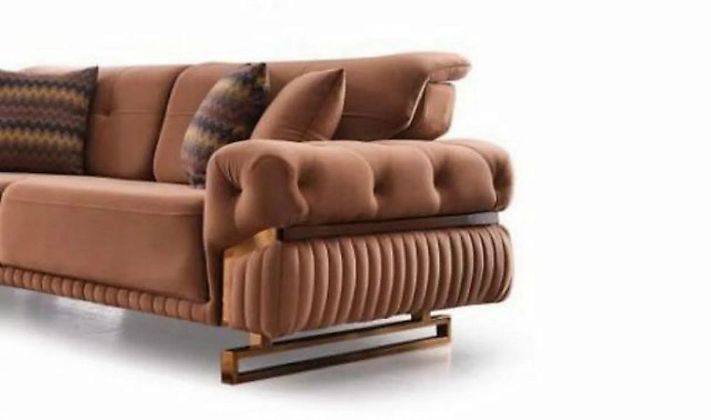JVmoebel 3-Sitzer Luxus 3 sitzer Sofa Möbel Polster Stoff Couch Wohnzimmer günstig online kaufen