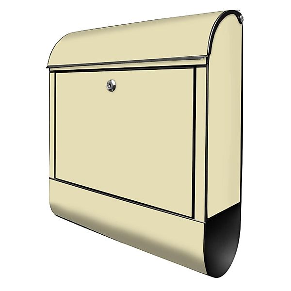 Banjado Design Briefkasten Schwarz Pulverbeschichtet 39x47x14cm 2 Schlüssel günstig online kaufen