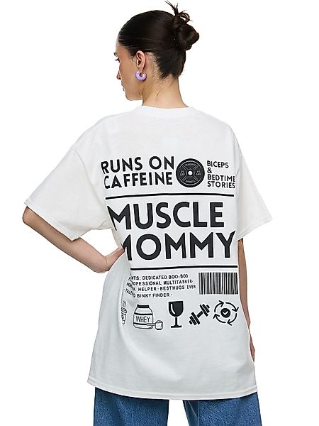 Worldclassca T-Shirt Worldclassca Oversized Print MUSCLE günstig online kaufen