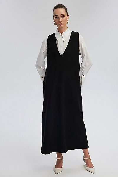 touche prive Maxikleid KLEID AUS KREPP MIT V-AUSSCHNITT günstig online kaufen