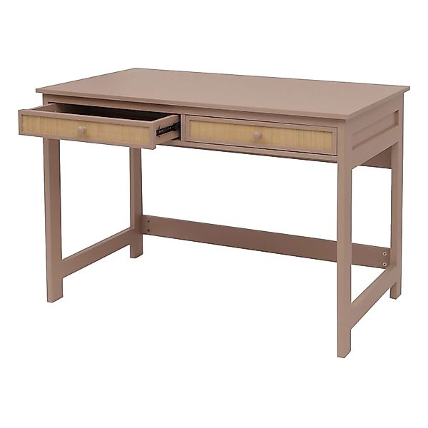 Proregal Schreibtisch HxBxT 78x110x60 cm Schublade Holz Helltaupe Bürotisch günstig online kaufen