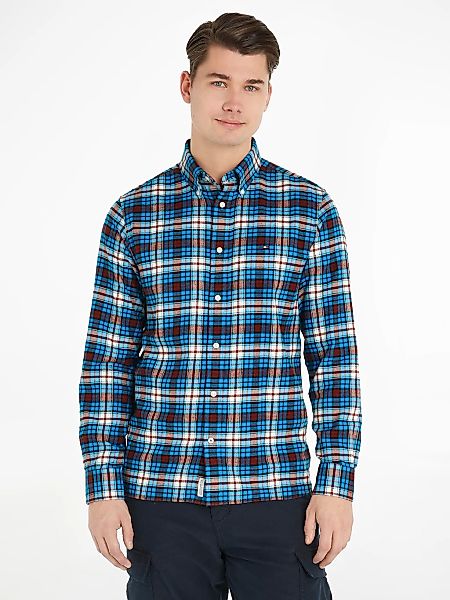 Tommy Hilfiger Karohemd "BRUSHED TOMMY TARTAN SMALL SHIRT" günstig online kaufen