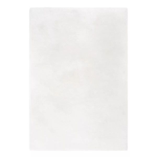 Homcom Teppich weicher Hochflor Weiß 120 x 170 x 3,5 cm günstig online kaufen