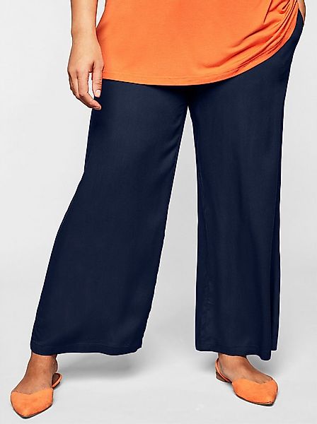 Sheego Jerseyhose Schlupfhose . mit Smokbund und Taschen günstig online kaufen