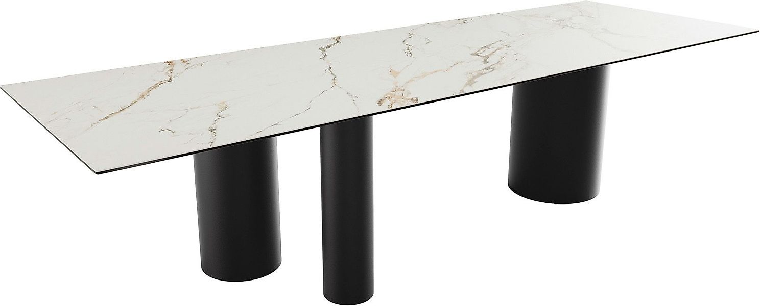 DELIFE Esstisch Edge, Keramik Calacatta Luxe günstig online kaufen
