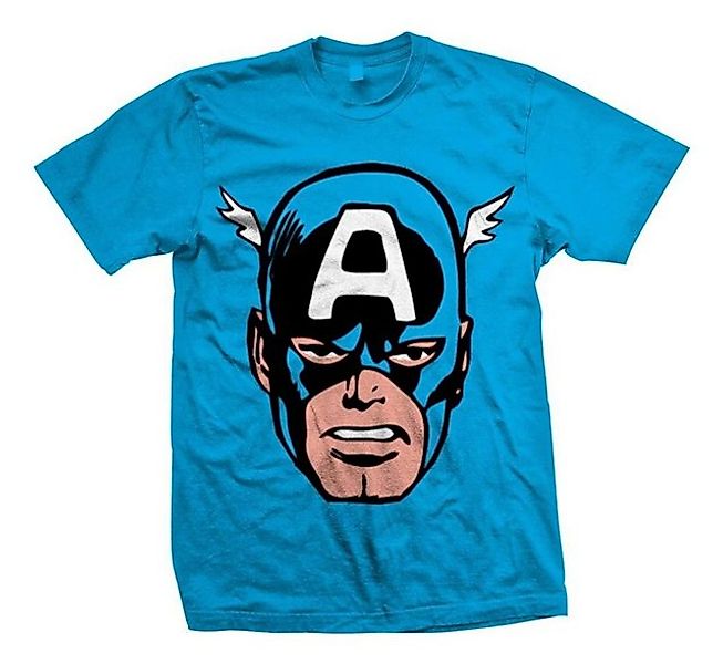 Bravado T-Shirt Marvel Comics Captain America Big Head günstig online kaufen