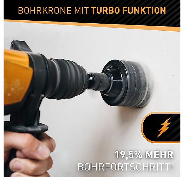 Hardtwerk® Bohrkrone SDS-Pus-Bohrkronensatz 68mm, Arbeiten am Mauerwerk Tro günstig online kaufen