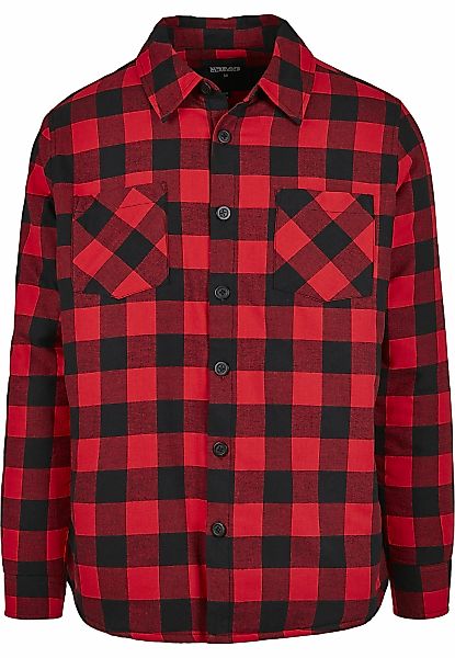 URBAN CLASSICS Langarmhemd "Urban Classics Herren Padded Check Flannel Shir günstig online kaufen