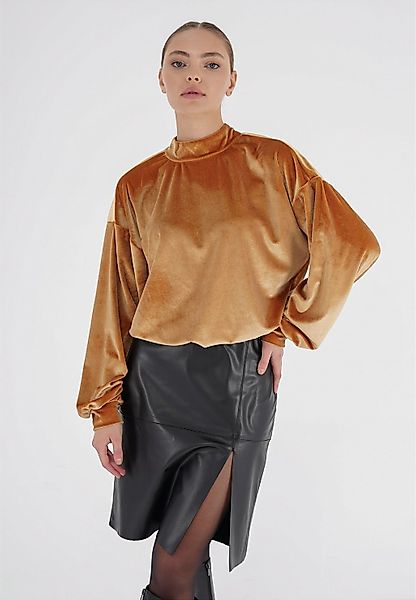 freshlions Klassische Bluse "Remy" 1 mit Knopfleiste im Nacken günstig online kaufen