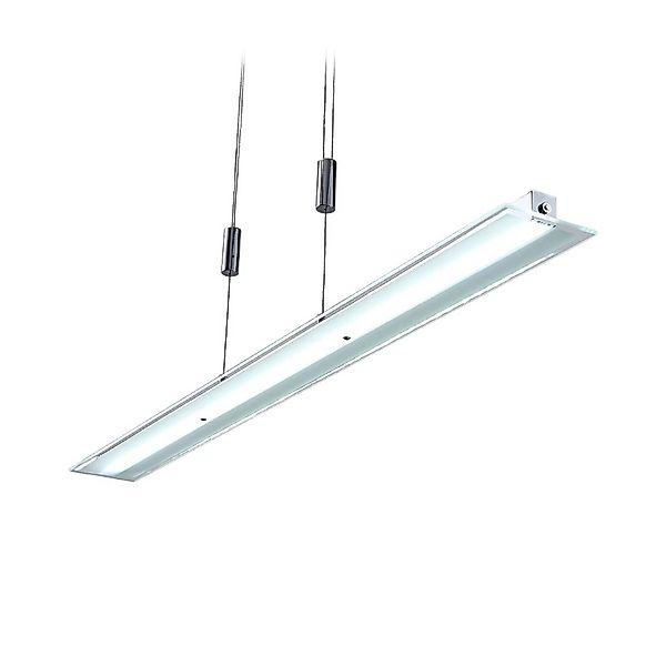 Lindby LED Sladja 9624021 Dimmbar Modern in Chrom aus Glas 1-flammig Wohnzi günstig online kaufen