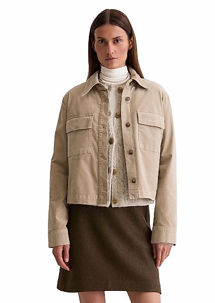 Marc OPolo Kurzjacke aus Samt, regular fit, aus Organic-Cotton-Viskose-Stre günstig online kaufen