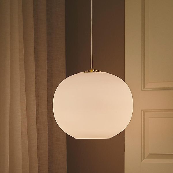 Hängeleuchte Navone, weiß, Glas, Ø 40 cm, 1-flammig günstig online kaufen