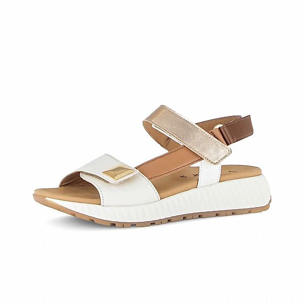 Gabor Plateausandaletten "Plateau Sandale Materialmix Leder" günstig online kaufen