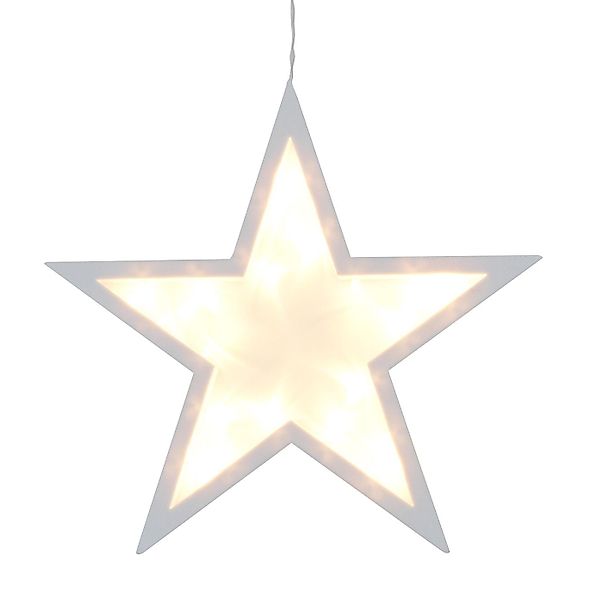 Nipach LED-Lichtervorhang, Weihnachtsstern Kunststoff 25,5cm mit günstig online kaufen