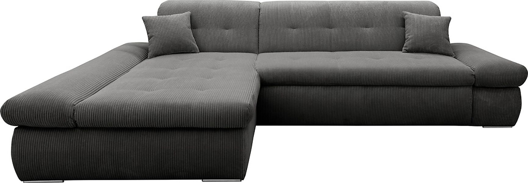 DOMO collection Ecksofa »Moric Luxus - B/T/H 300/172/80 cm, XXL-Format«, L- günstig online kaufen