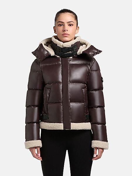 khujo Winterjacke "Nessie2" mit Kapuze Gefütterte Steppjacke mit Plüschdeta günstig online kaufen