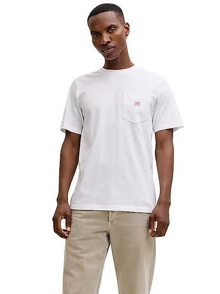 Jack & Jones Herren Rundhals T-Shirt JPRBLUCALEB SS - Regular Fit günstig online kaufen