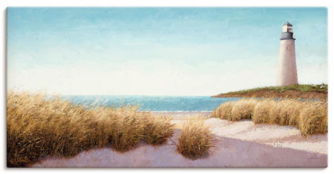 Artland Wandbild »Leuchtturm am Meer« Gebäude 1 Stk. tlg. als Leinwandbild günstig online kaufen