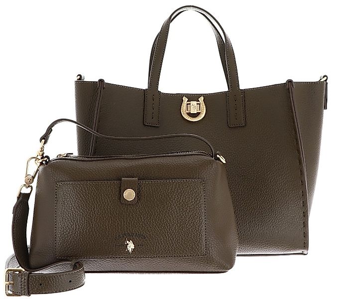 U.S. Polo Assn. Schultertasche Double Handle With Extra Bag (Set, 2-tlg) günstig online kaufen