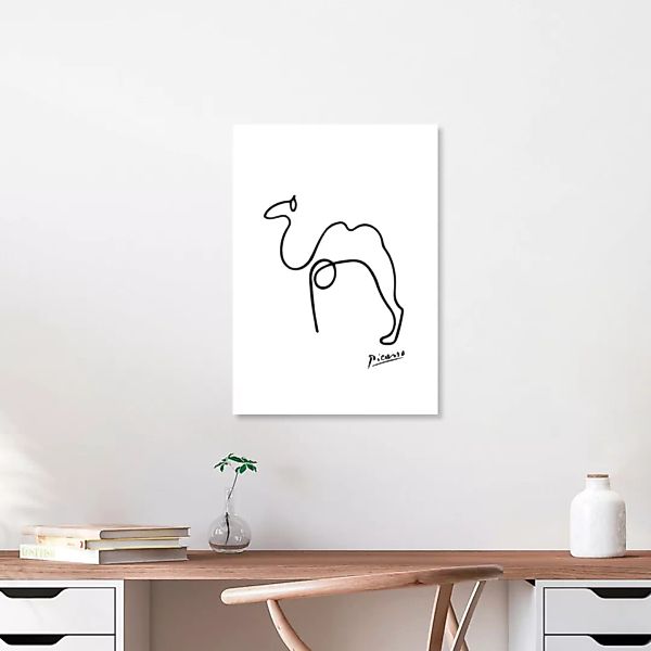 Poster / Leinwandbild - Picasso Kamel günstig online kaufen