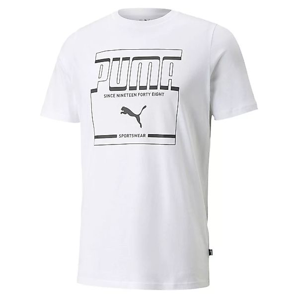 Puma Graphic Kurzarm T-shirt S Puma White günstig online kaufen