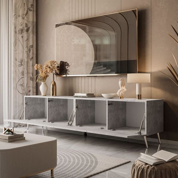 ALLHOUSE24 TV-Schrank LOGANTE 200 cm Breite günstig online kaufen