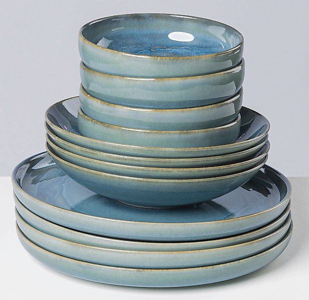 gipfelstück Tafelservice "Geschirr-Set, Service Tiefer See" Scandi-Style, j günstig online kaufen