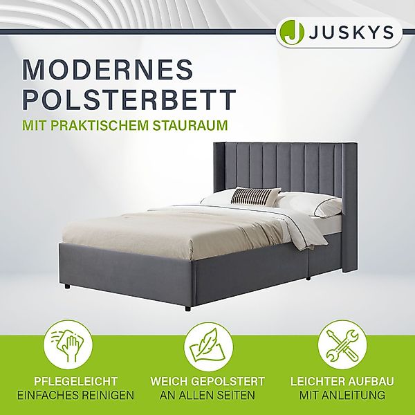 Juskys Polsterbett Savona, großer Stauraum, mit günstig online kaufen