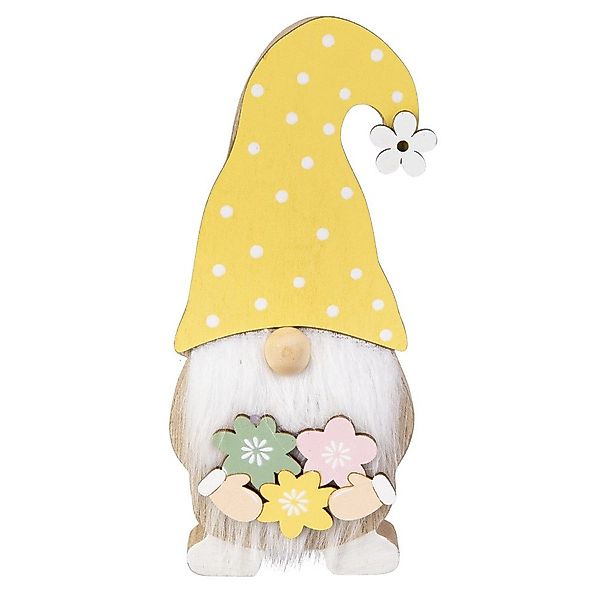 MICA Dekofigur Wichtel mit Blumen - günstig online kaufen