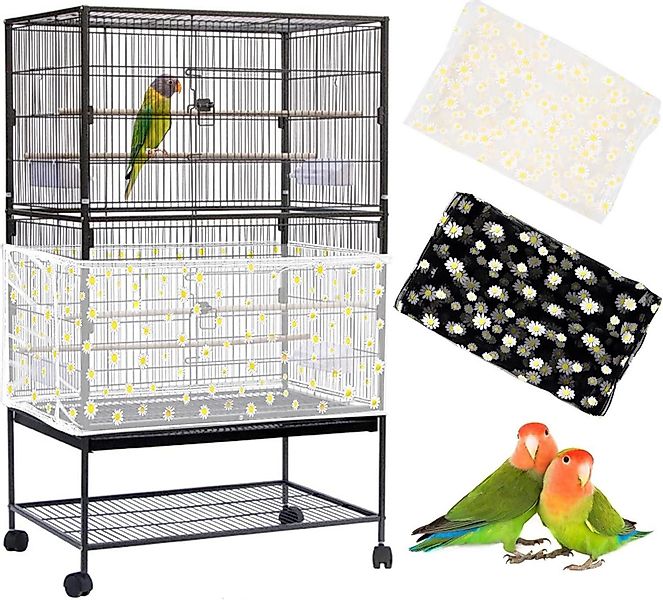 LuxusKollektion Vogelkäfig Vogelkäfig Abdeckung Samenfänger Papageien günstig online kaufen