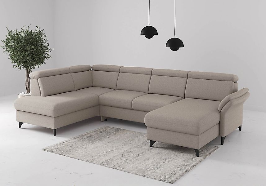 sit&more Wohnlandschaft "Glendale, U-Form" inkl. Kopfteilverstellung,wahlwe günstig online kaufen