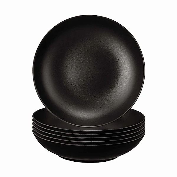 Seltmann Weiden Suppenteller »Suppenteller Liberty Velvet Black ø 21,2 cm 6 günstig online kaufen