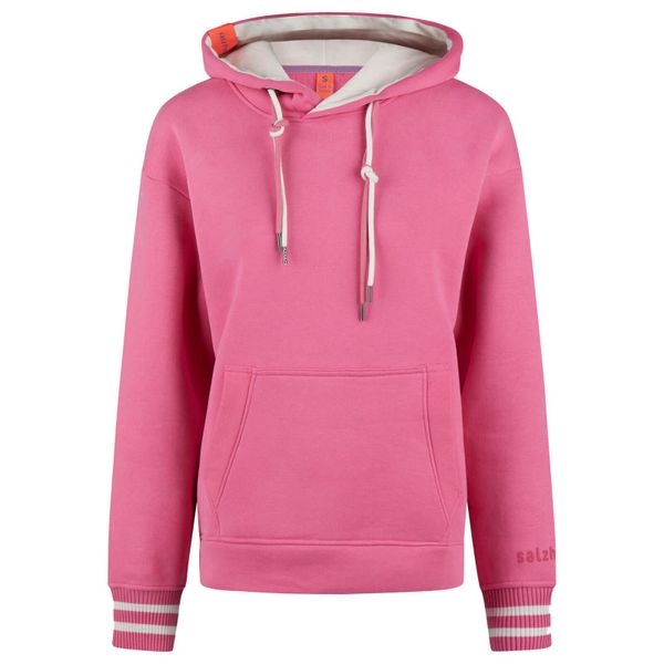 salzhaut Kapuzenpullover Damen Hoodie Verdattert Unifarben günstig online kaufen