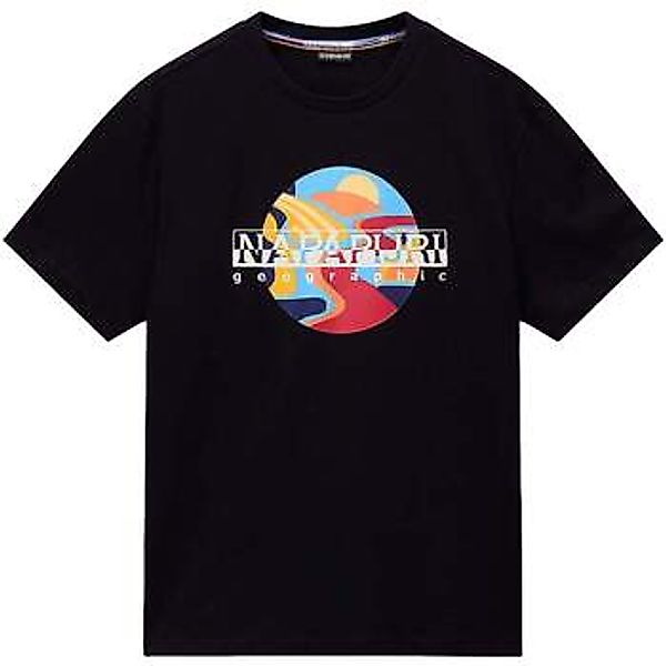 Napapijri  T-Shirts & Poloshirts Valdor Graphic T-Shirt Black günstig online kaufen