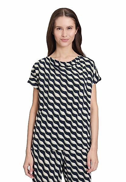 Betty Barclay Kurzarmshirt "Betty Barclay Printshirt mit Wasserfallausschni günstig online kaufen