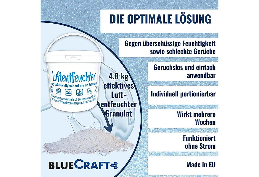 BlueCraft Luftentfeuchter Nachfüllpack Granulat 2x 4,8 kg in 5 L Nachfüll-E günstig online kaufen