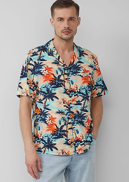 s.Oliver Kurzarmhemd Resort Fit: Kurzarmhemd aus günstig online kaufen