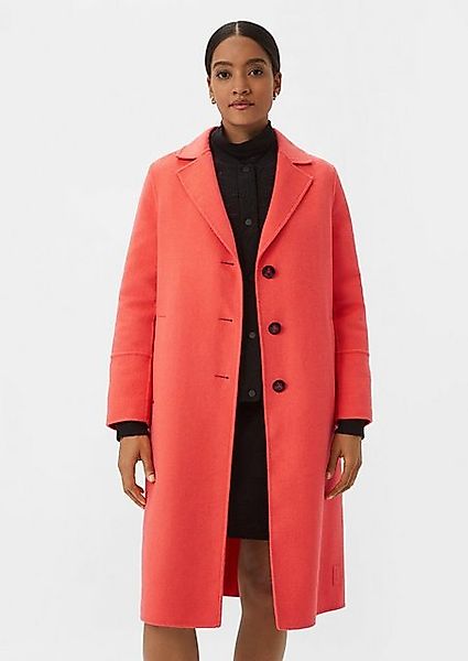 comma casual identity Langmantel Loose Fit Mantel aus Doubleface Label-Patc günstig online kaufen