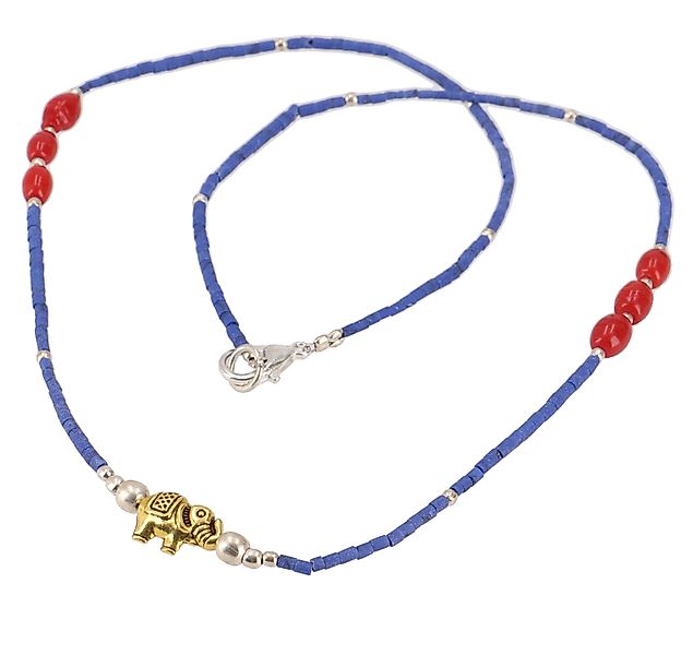 Guru-Shop Perlenkette Zierliche Halskette mit Halbedelsteinen günstig online kaufen