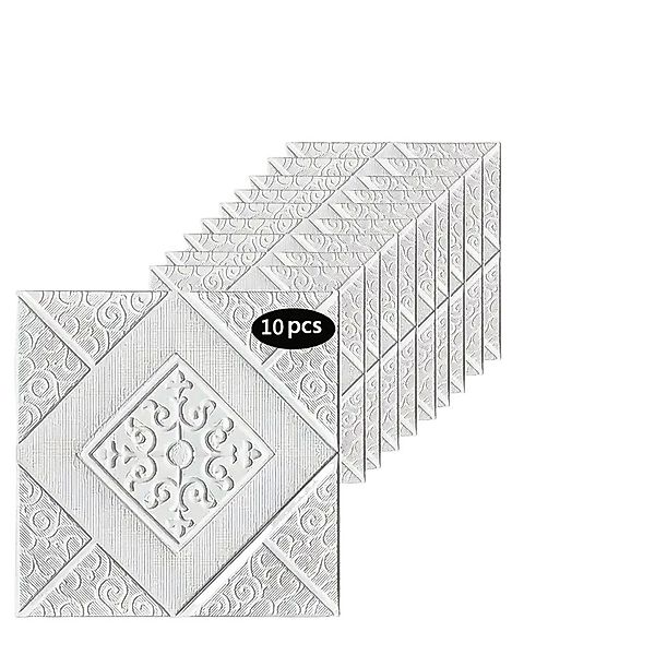 Coonoor Wandsticker 3D-Wandaufkleber,10PCS selbstklebende Tapete (10 günstig online kaufen
