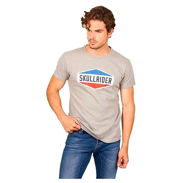 Skull Rider Petrol Short Sleeve T-shirt L Grey günstig online kaufen