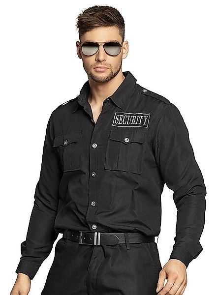 Boland Polizei-Kostüm 'Security' Hemd, Schwarzes Langarm-Hemd für wichtige günstig online kaufen